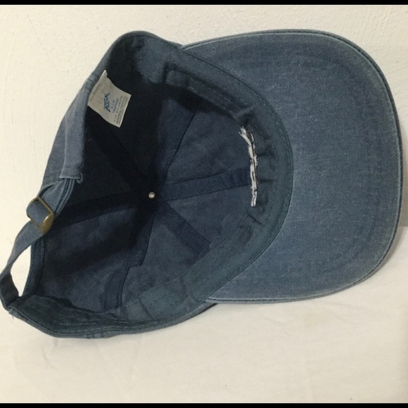 vtg OTTAWA CANADA DENIM BLUE adult Hat Cap NEW! - Picture 6 of 6
